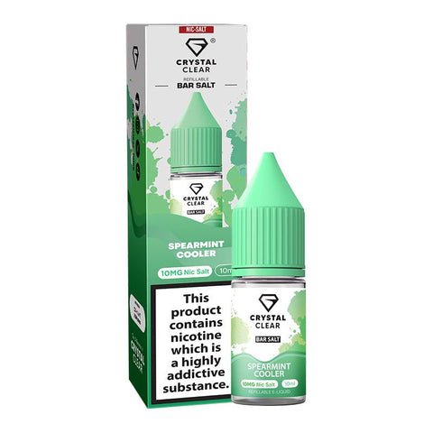 Spearmint Cooler By Crystal Clear Salt 10ml Crystal Clear