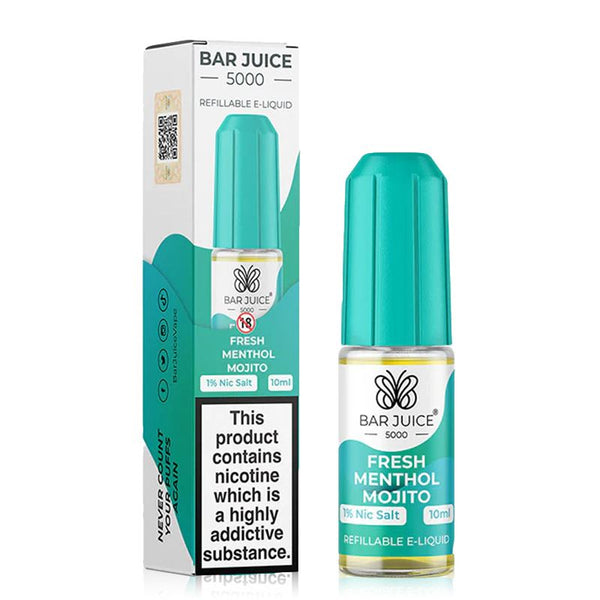 Fresh Menthol Mojito By Bar Juice 5000 Salt 10ml