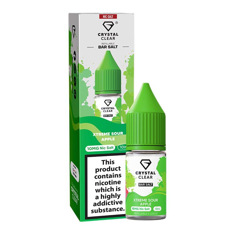 Xtreme Sour Apple By Crystal Clear Salt 10ml