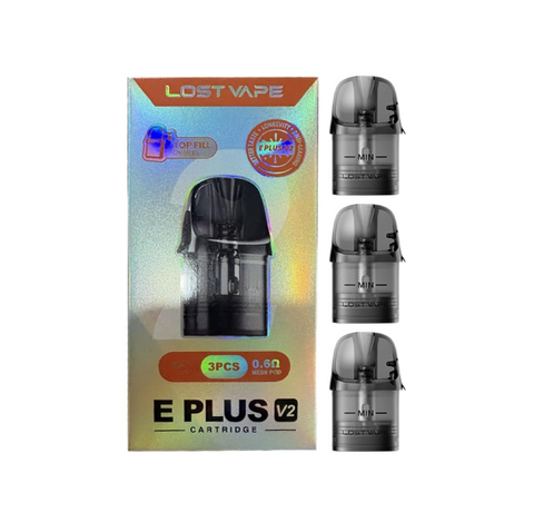 E Plus V2 Mesh Topfill Replacement Pods By Lost Vape Lost Vape