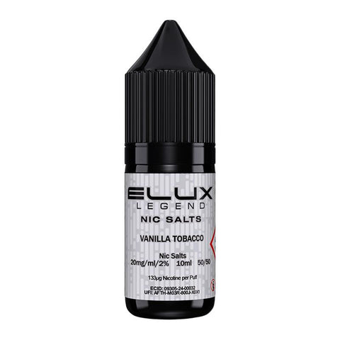 Vanilla Tobacco By Elux Legend 10ml Salts Elux