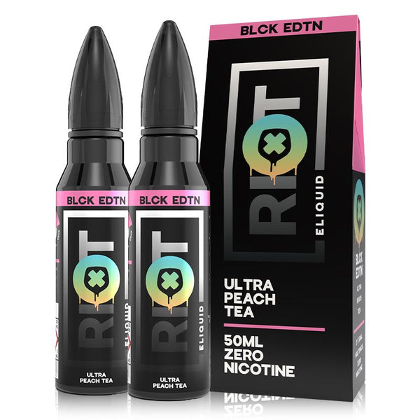 Ultra Peach Tea By Riot Squad BLCK EDTN Shortfill 2x50ml