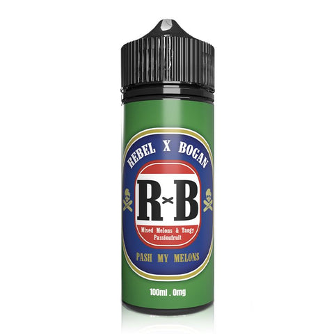 Pash My Melons By Rebel X Bogan 100ml Shortfill Rebel X Bogan