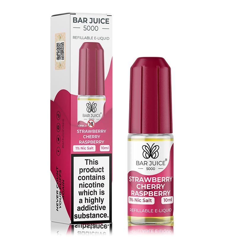 Strawberry Cherry Raspberry By Bar Juice 5000 Salt 10ml