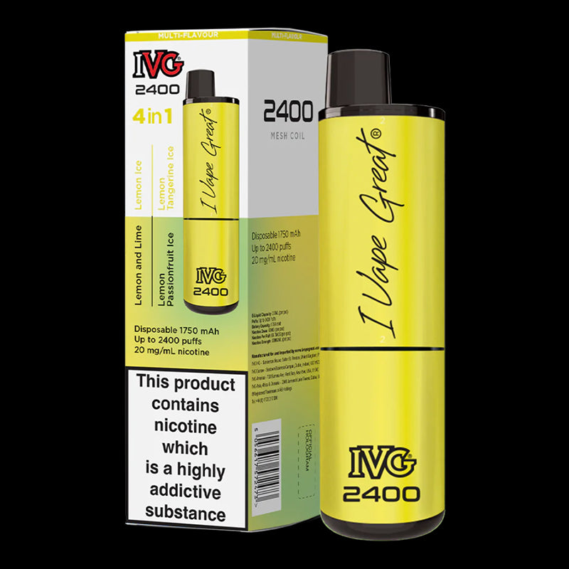 I VG 2400 Puff Multi Flavour Disposable Vape 20mg