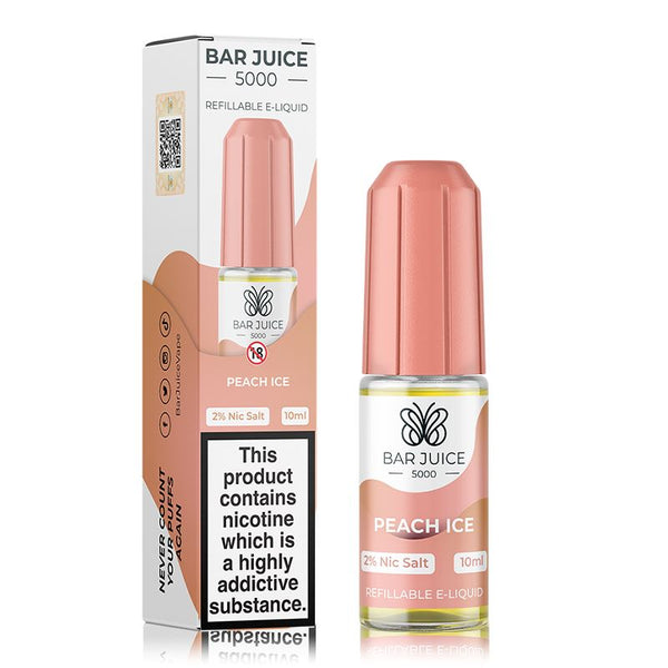 Peach Ice By Bar Juice 5000 Salt 10ml