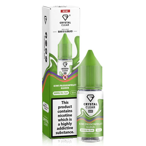 Kiwi Passion Guava By Crystal Clear Salt 10ml