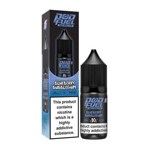 Blueberry Bubblegum 10ml Nic Salts By Pod Fuel (Out Of Date) Pod Fuel