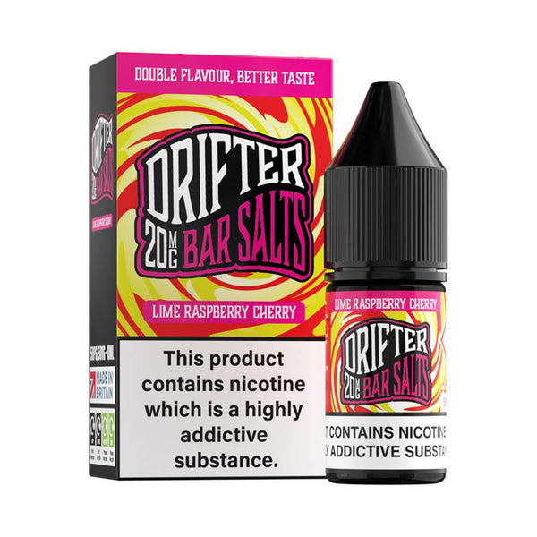 Lime Raspberry cherry By Drifter Bar Salts 10ml