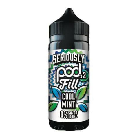 Cool Mint By Seriously Pod Fill 100ml Shortfill Seriously Doozy