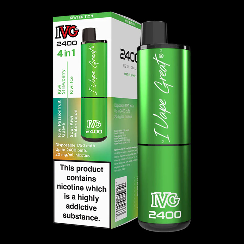I VG 2400 Puff Multi Flavour Disposable Vape 20mg