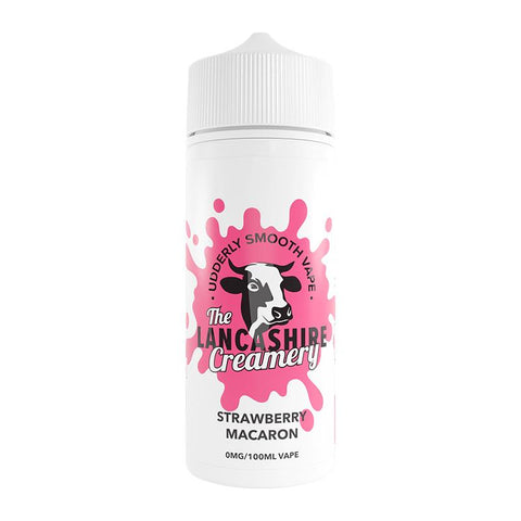 Strawberry Macaron By The Lancashire Creamery 100ml Shortfill Lancashire Creamery