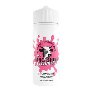 Strawberry Macaron By The Lancashire Creamery 100ml Shortfill