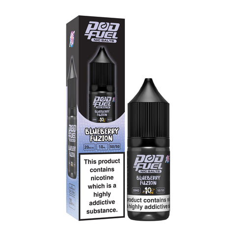Blueberry Fuzion 10ml Nic Salts By Pod Fuel (Out Of Date) Pod Fuel