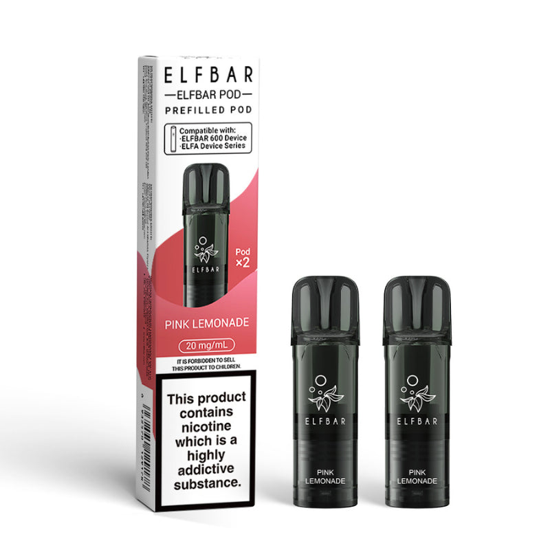 Elf Bar 600 Replacement Pre Filled Pods 2 Pack