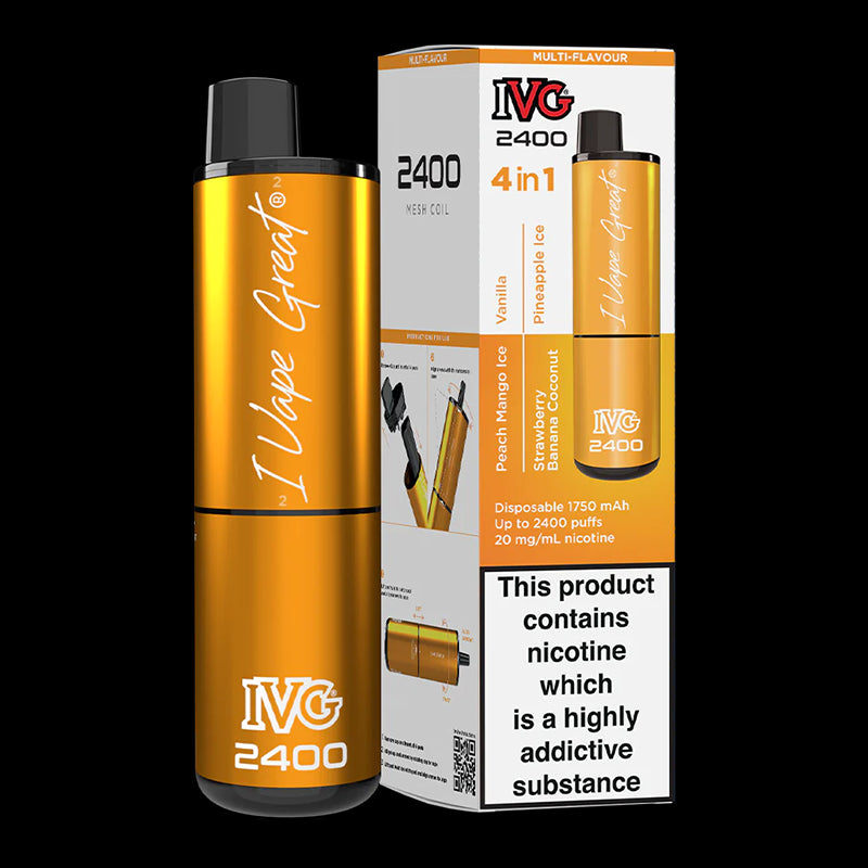 I VG 2400 Puff Multi Flavour Disposable Vape 20mg