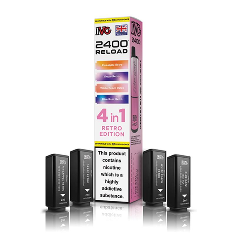 I VG 2400 Reload 4 in 1 Prefilled Replacement Pods