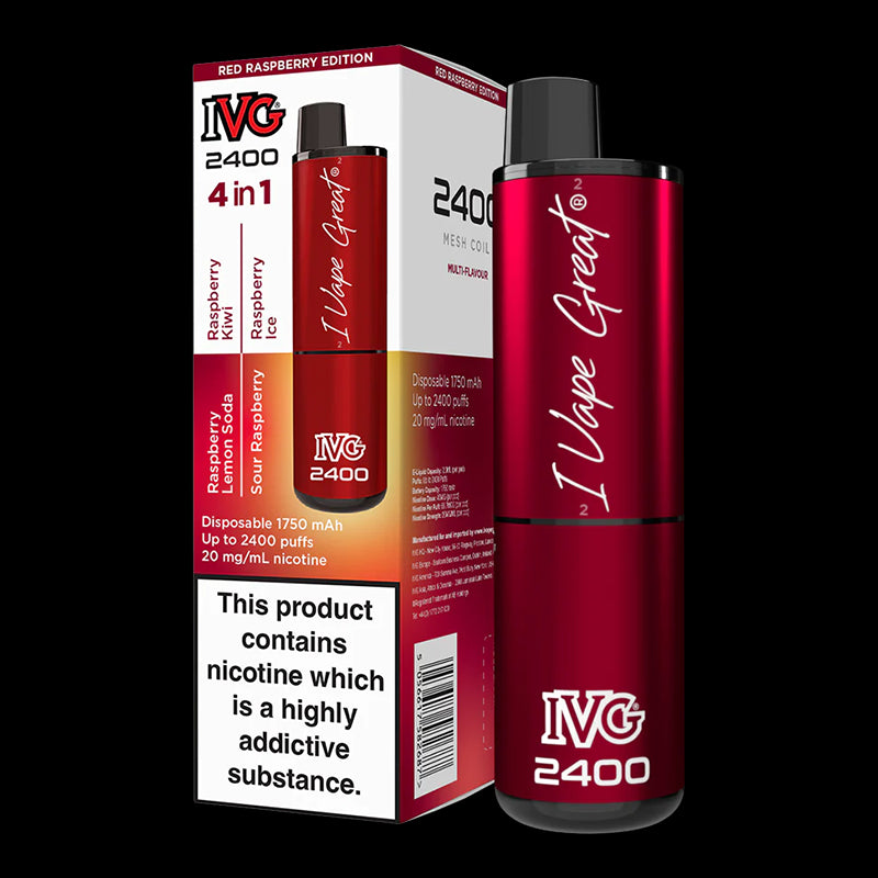 I VG 2400 Puff Multi Flavour Disposable Vape 20mg
