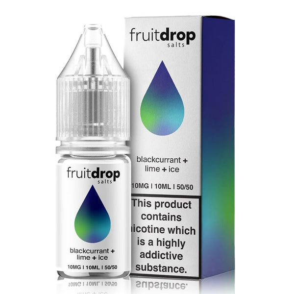 Blackcurrant Lime ICE By Drop Eliquid Salt 10ml