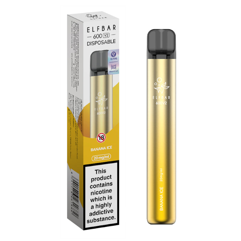 Elf Bar V2 600 Disposable Vape 20mg (out of date)