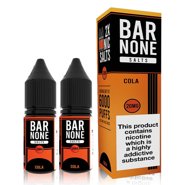 Cola By Bar None 10ml Nic salts Twin Pack