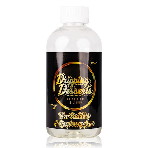 Rice Pudding and Raspberry Jam By Dripping Desserts 50ml/200ml Shortfill Dripping Desserts