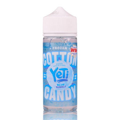 Frozen Blue Bubble By Yeti Cotton Candy 100ml Shortfill Yeti