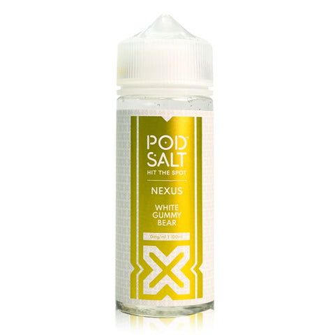 White Gummy Bear 100ml Shortfill By Nexus Pod Salt