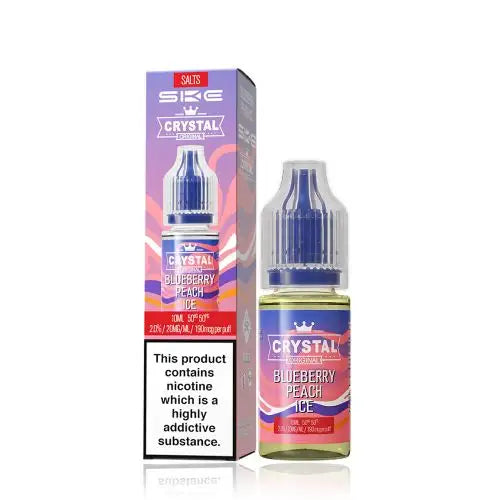 Blueberry Peach Ice By SKE Crystal Salts V2 10ml