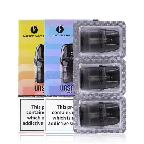 Lost Vape Ursa V2 Replacement Pods 3 Pack Evolution Vaping Retail