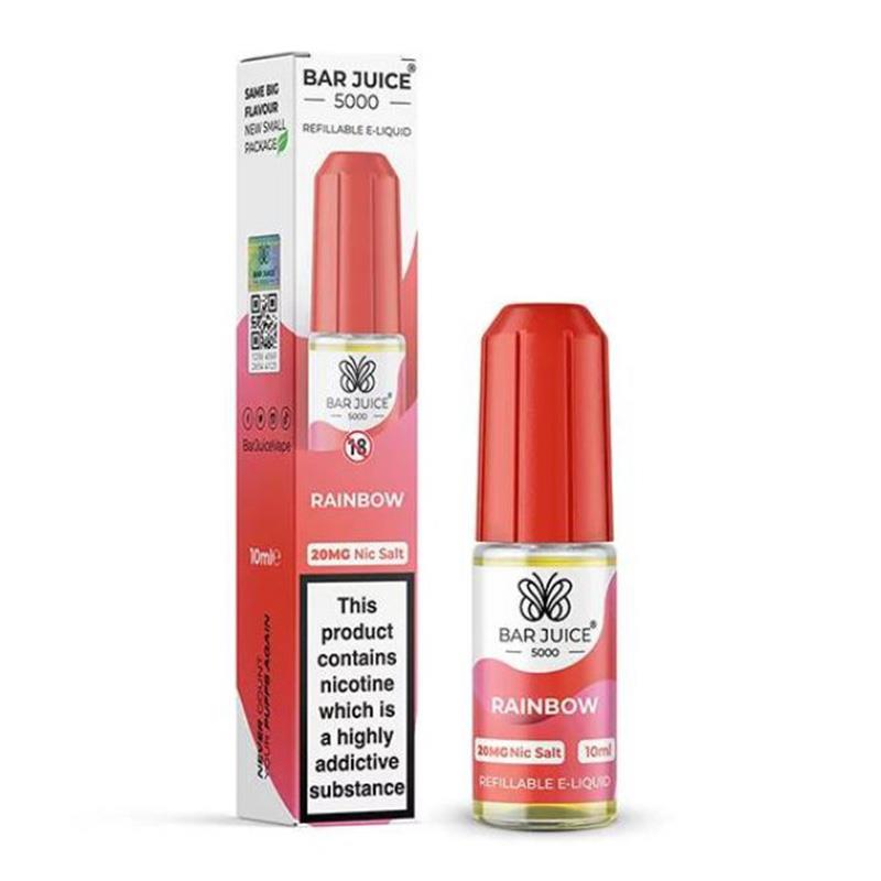 Rainbow 10ml Nic Salt By Bar Juice 5000