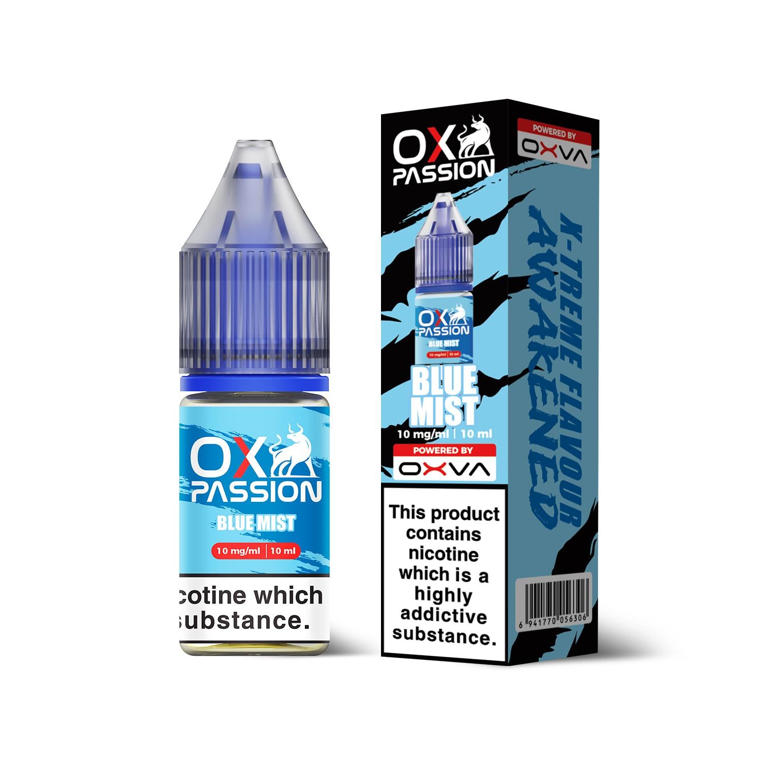 Blue Mist 10ml Nic Salt By Ox Passion