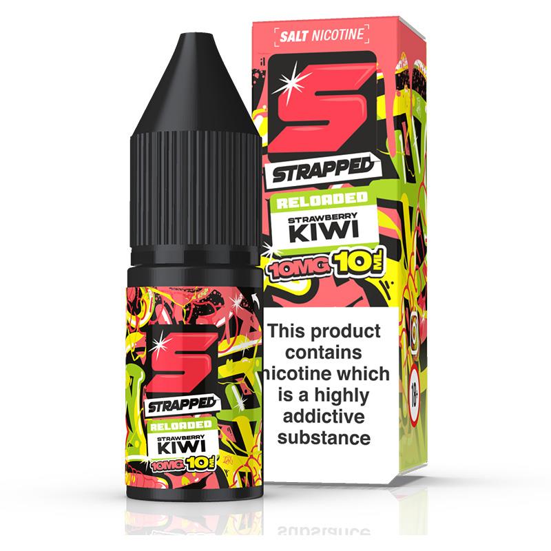 Strawberry Kiwi By Strapped Reloaded Salts 10ml