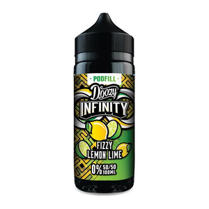 Fizzy Lemon Lime By Doozy Infinity Podfill 100ml Shortfill 50/50
