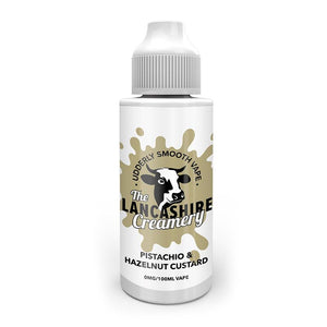 Pistachio Hazelnut Custard By The Lancashire Creamery 100ml Shortfill
