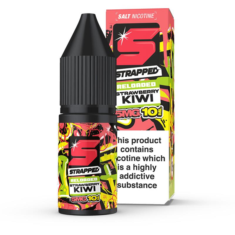Strawberry Kiwi By Strapped Reloaded Salts 10ml
