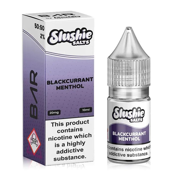 Blackcurrant Menthol Bar By Slushie Salt 10ml Slushie