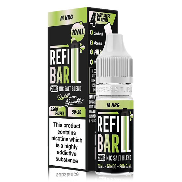 M NRG By Refill Bar Salt 10ml