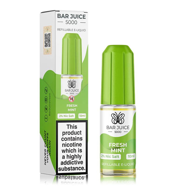 Fresh Mint By Bar Juice 5000 Salt 10ml