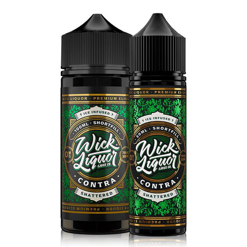 Contra Shattered  By Wick Liquor 0mg Shortfill Wick Liquor