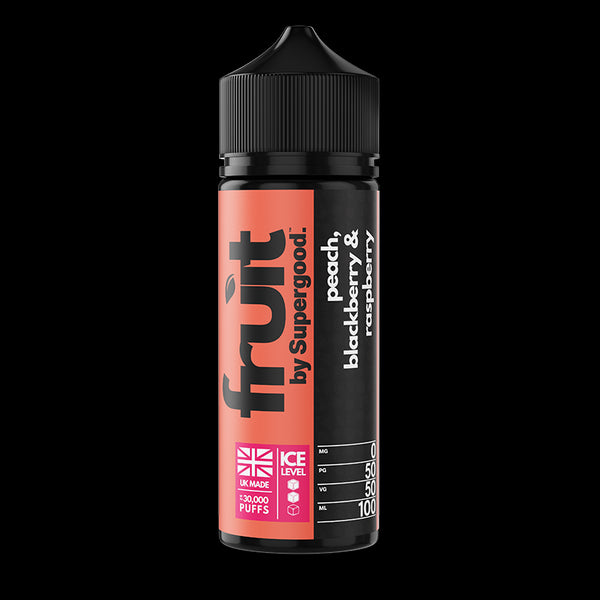 Peach Blackberry and Raspberry By Supergood Fruit 100ml Shortfill