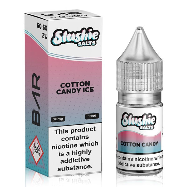 Cotton Candy ICE Bar By Slushie Salt 10ml