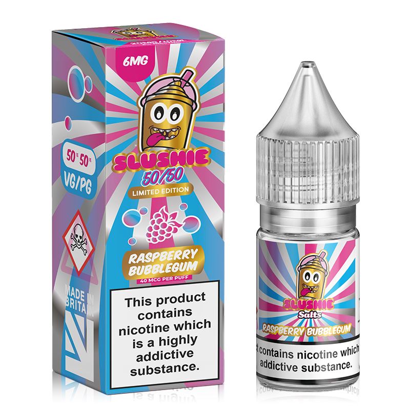 Raspberry Bubblegum By Slushie 10ml - Evolution Vaping
