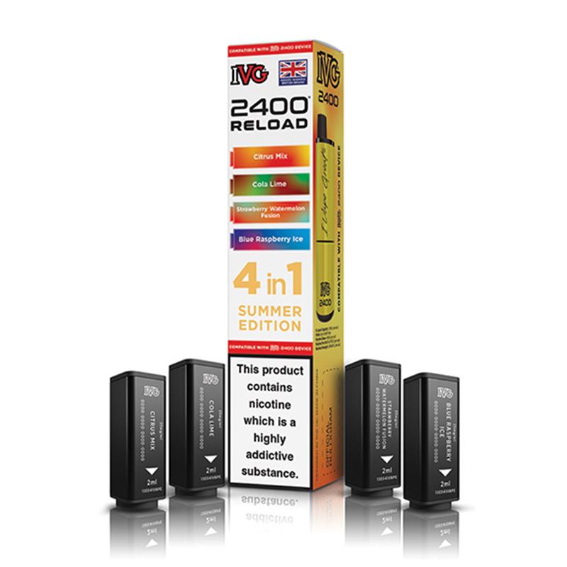 I VG 2400 Reload 4 in 1 Prefilled Replacement Pods