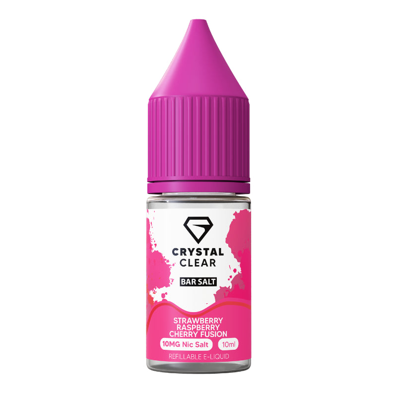Strawberry Raspberry Cherry Fusion By Crystal Clear Salt 10ml