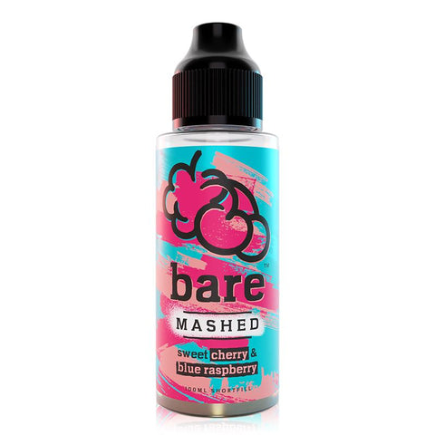 Cherry Blue Razz By Bare Mashed 100ml Shortfill Bare