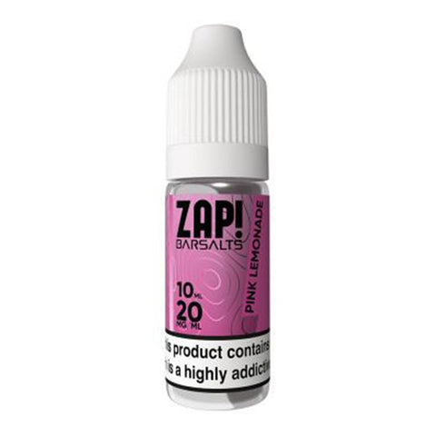 Pink Lemonade By Zap Bar Salts 10ml Zap