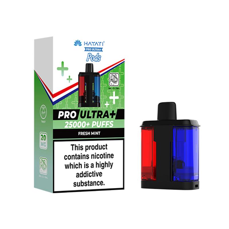 Hayati Pro Ultra Plus 25000 Prefilled Replacement Pods Hayati