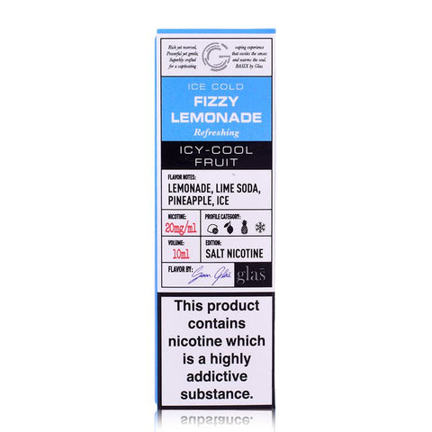 Fizzy Lemonade By Glas Basix Salts 10ml Glas