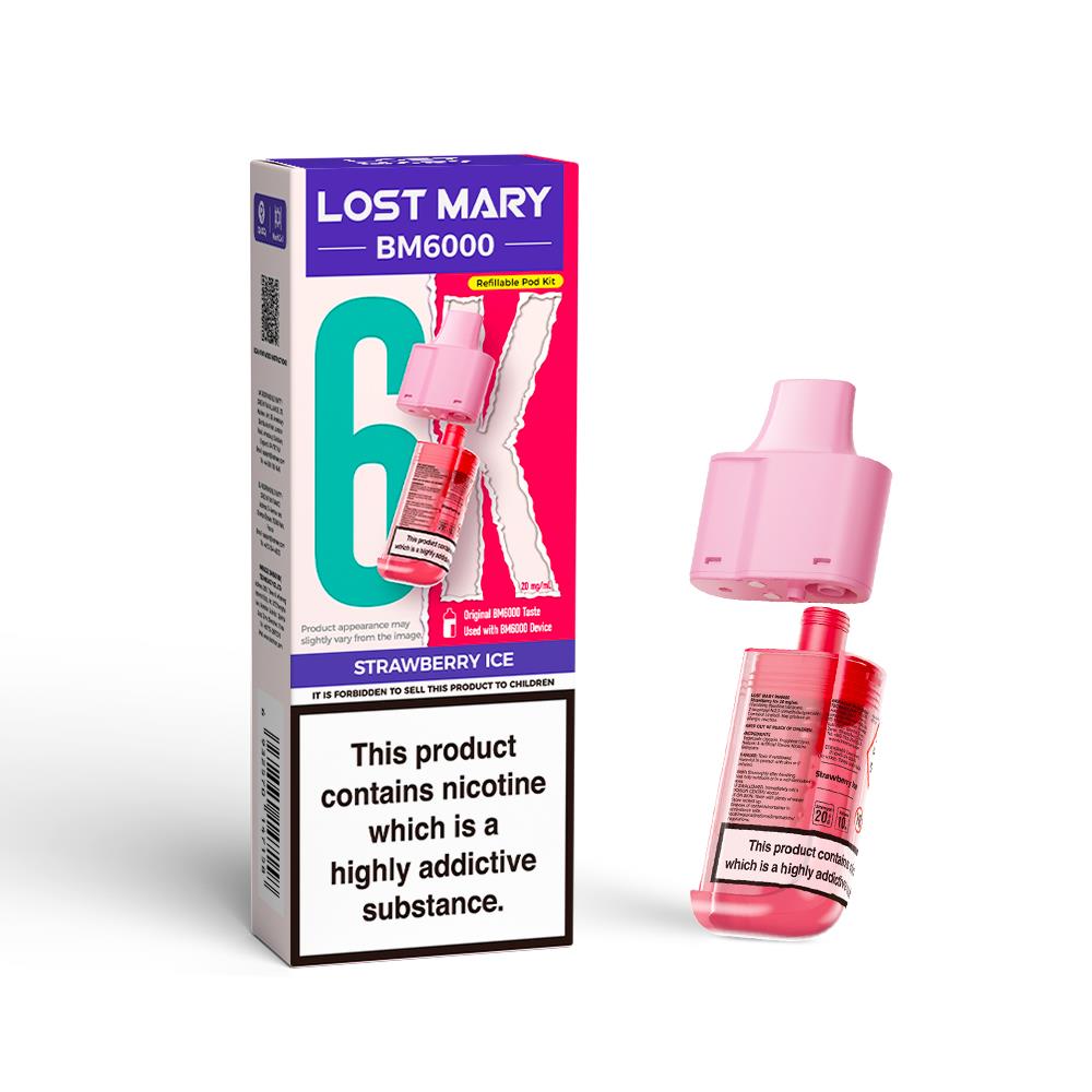 BM6000 Prefilled Replacement Pod By Lost Mary
